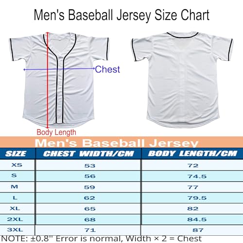 Camisa de beisebol hipster hipster em branco com botões uniformes esportivos masculinos e femininos,