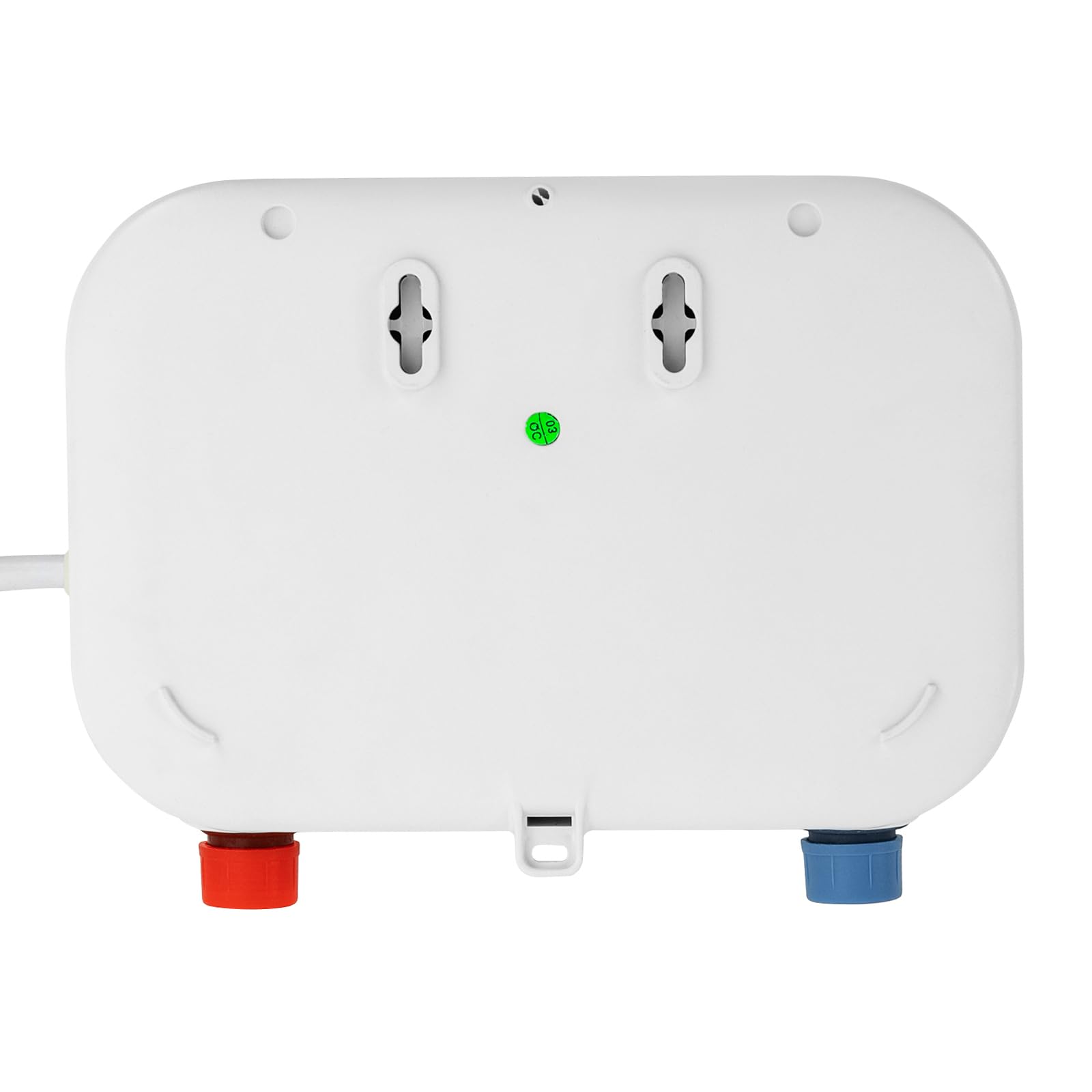 Mini calentador de agua eléctrico, 220 V, 5500 W, con indicador digital LED, calentador de agua eléctrico instantáneo, pequeño calentador de agua para cocina, cuarto de baño