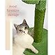 CiCixixi Pets Kratzstamm für Katzen Kreative Kratzstämme Klein Kratz Kaktus für Katzen Cat Scratching Post Kratzkaktus Natürlicher Sisal Kratzstange Stabil 30x60 cm, Grün