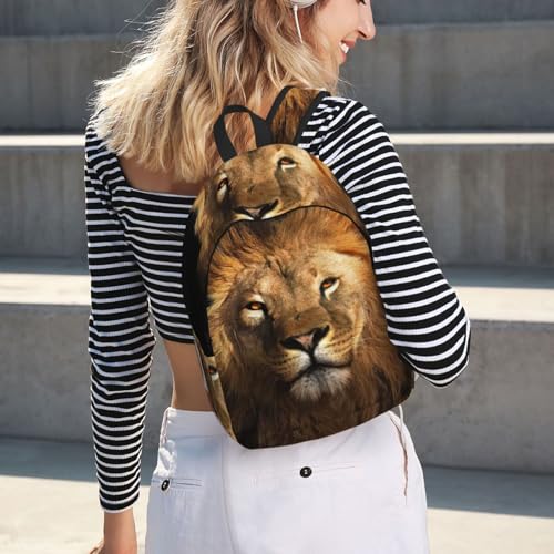 Sac à dos d'infirmière ergonomique grand volume imprimé lion - 7