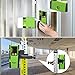 Huepar Laser Detector LR-6RG for Laser Level, Compatible with Huepar & Pro Laser Levels with Pulse Mode Only, Detect Green&Red Beams Laser Receiver, Up to 200Ft, Three-Side LED Display, Clamp Included