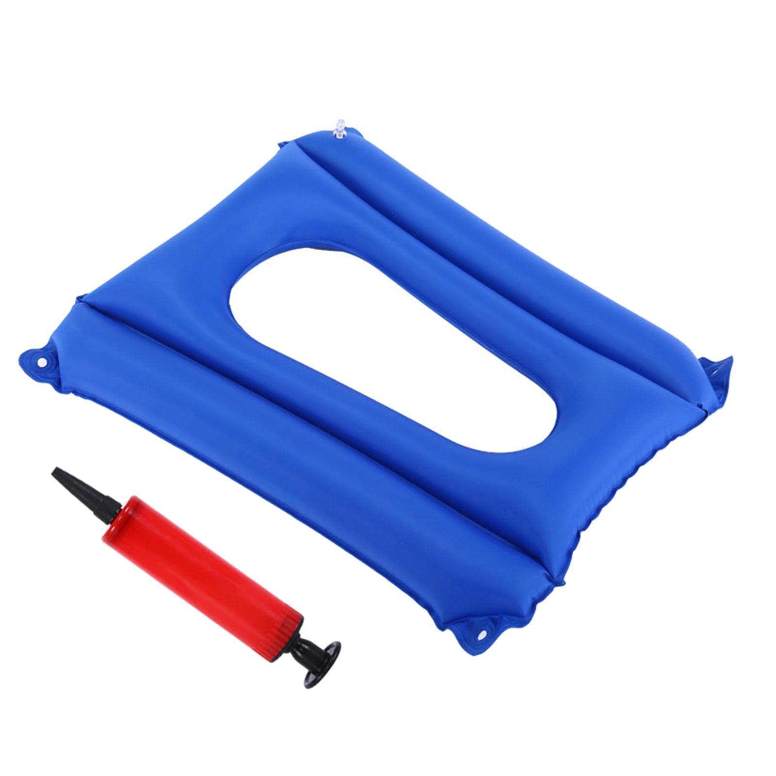 FASHIONMYDAY Fashion My Day Portable Toilet Chair Pad Reusable Inflatable for Bedroom Bathroom Adults PVC Bed Pillows