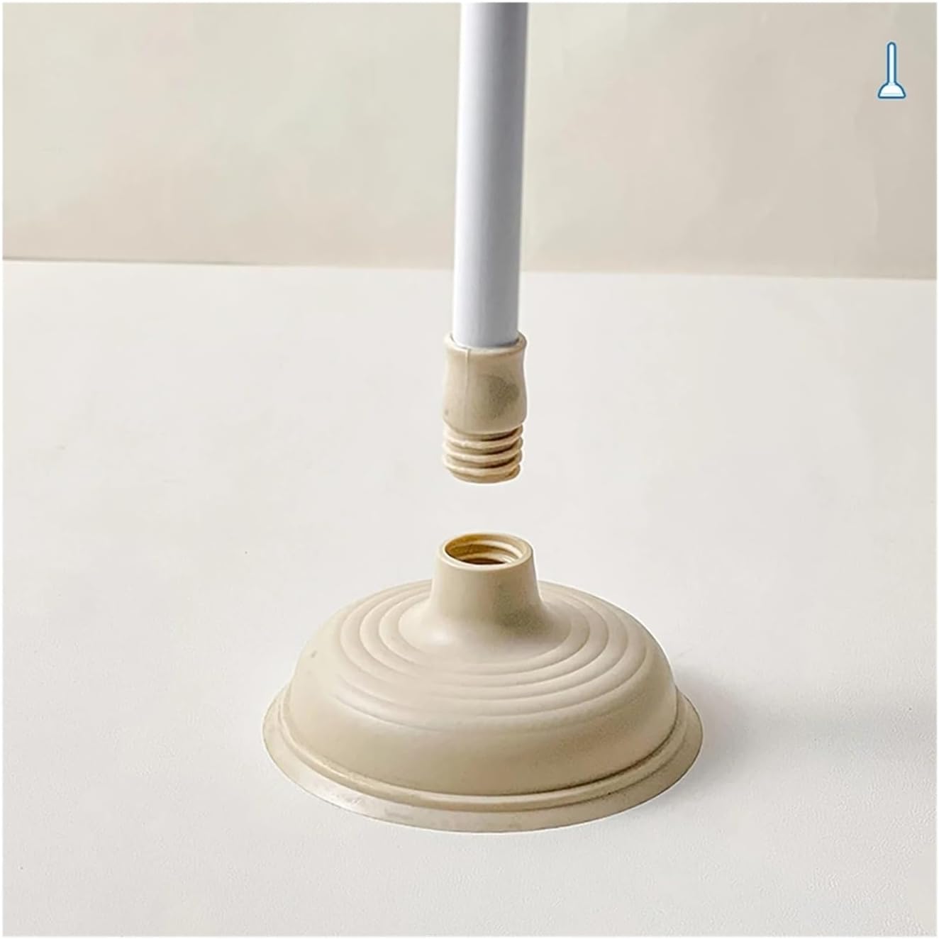 Plastic Toilet Plunger With Hooks High-Pressure Pump Anti Clogging Drain Cleaners Unblocker Bathroom Accessories(1PC)