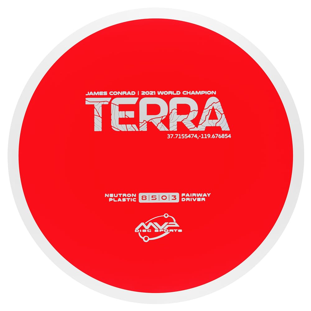 MVP Disc Sports Neutron Terra James Conrad Edition Disc Golf Fairway Driver (Colors May Vary) 170-175g