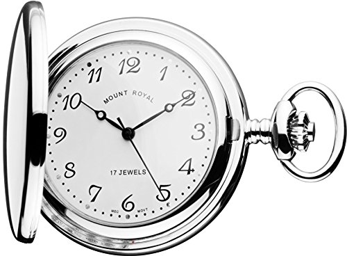 Reloj de bolsillo Full Hunter mecánico para lucir con elegancia en eventos formales y trajes