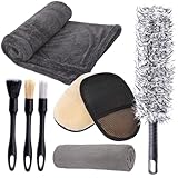 洗車セット 8点 極厚 洗車タオル 【扱いやすい基本アイテムを揃えた洗車用品セット】 洗車グローブ ホイールブラシ 洗車ブラシ 車 バイク用 洗車グッズ 洗車用品