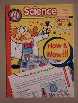 Staple Bound Science Projects & Experiments Workbook with Reward Stickers: Grade 2-3 (#6) Book