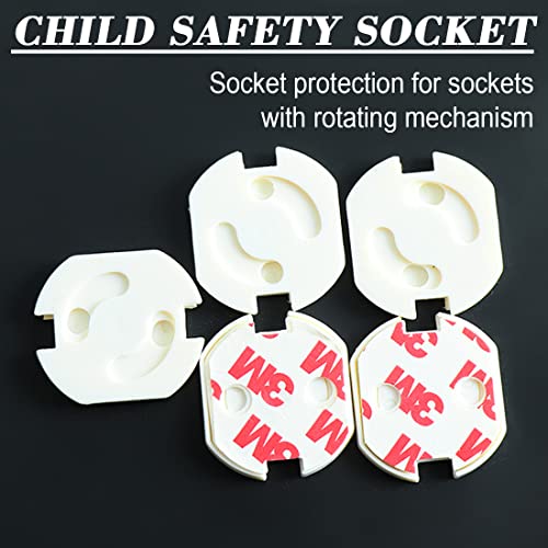 24 pezzi Copriprese bianchi Copriprese di