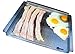 Cave Tools BBQ Grill Pan Mat - Stainless Steel Grilling Tray Grid for Cooking Meat & Griddle Side for Barbecue Breakfast or Vegetables - Topper Basket Accessories for Gas Charcoal Oven or Smokers