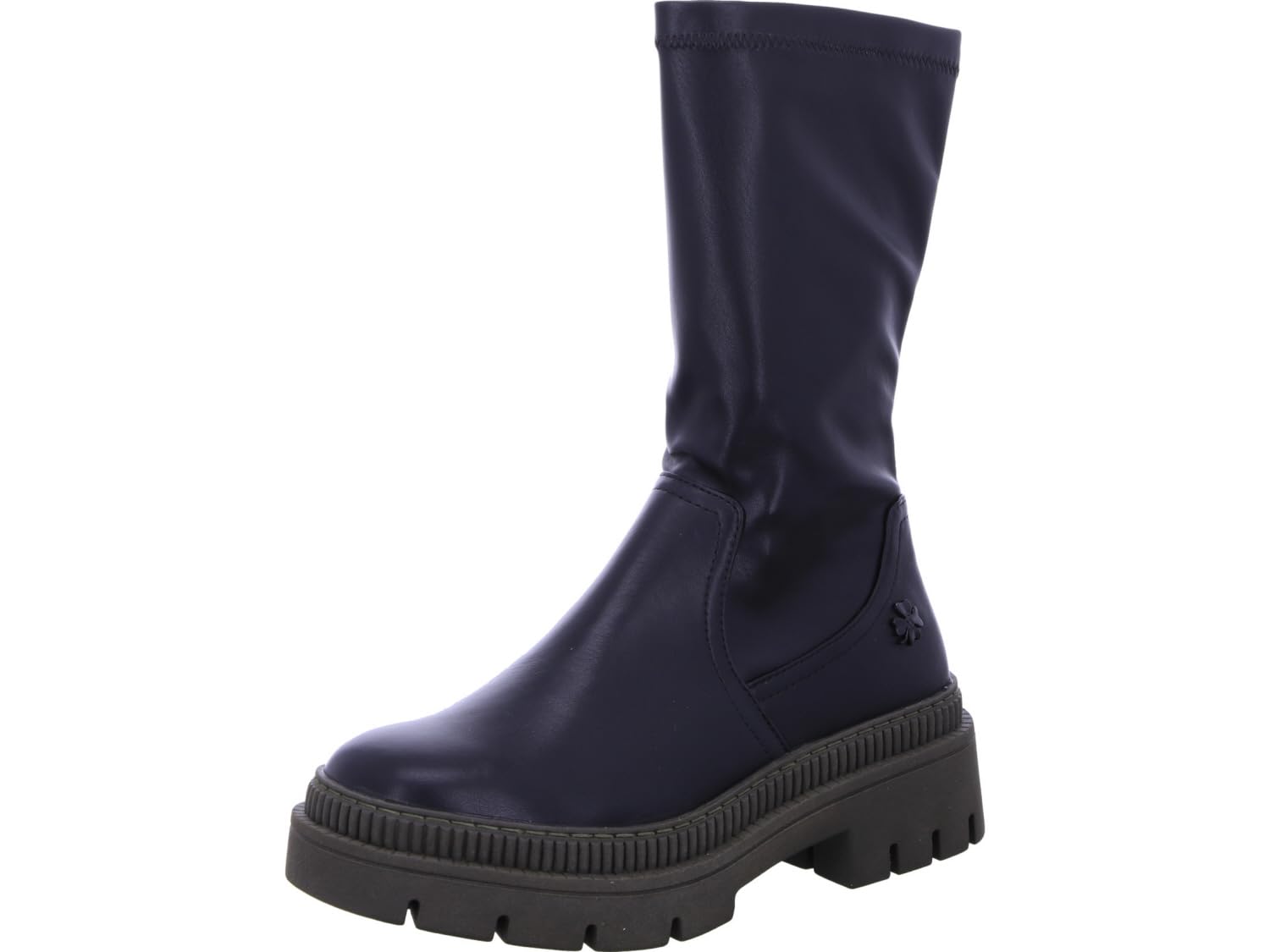 Marco Tozzi Women's by Guido Maria Kretschmer 2-2-85417-39 Half-Length Boots, Black/Khaki, 38 EU