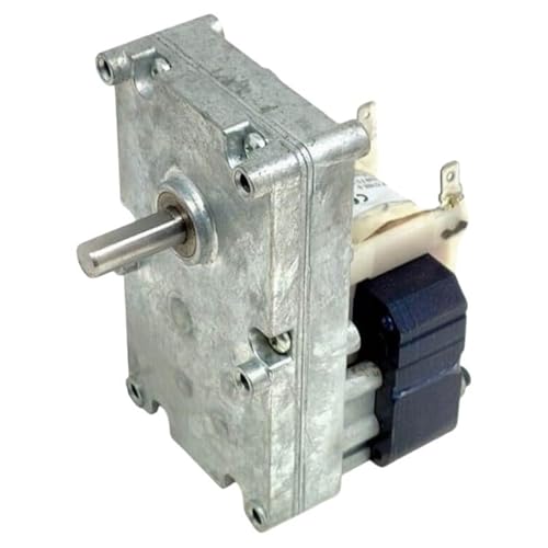 Easyricambi - Motoriduttore per Stufa a Pellet Merkle Korff S11048, Velocità 5,6 RPM Rotazione Oraria, Diametro Albero 9,52mm, Rotore per Alimentare le Stufe a Pellet Resistente ed Affidabile