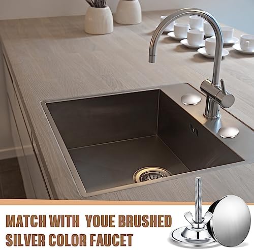 Easy Install Stainless Steel Faucet Hole Cover: Stylish Rust-Resistant