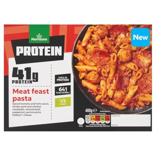 Morrisons High Protein Meat Feast Pasta 400g