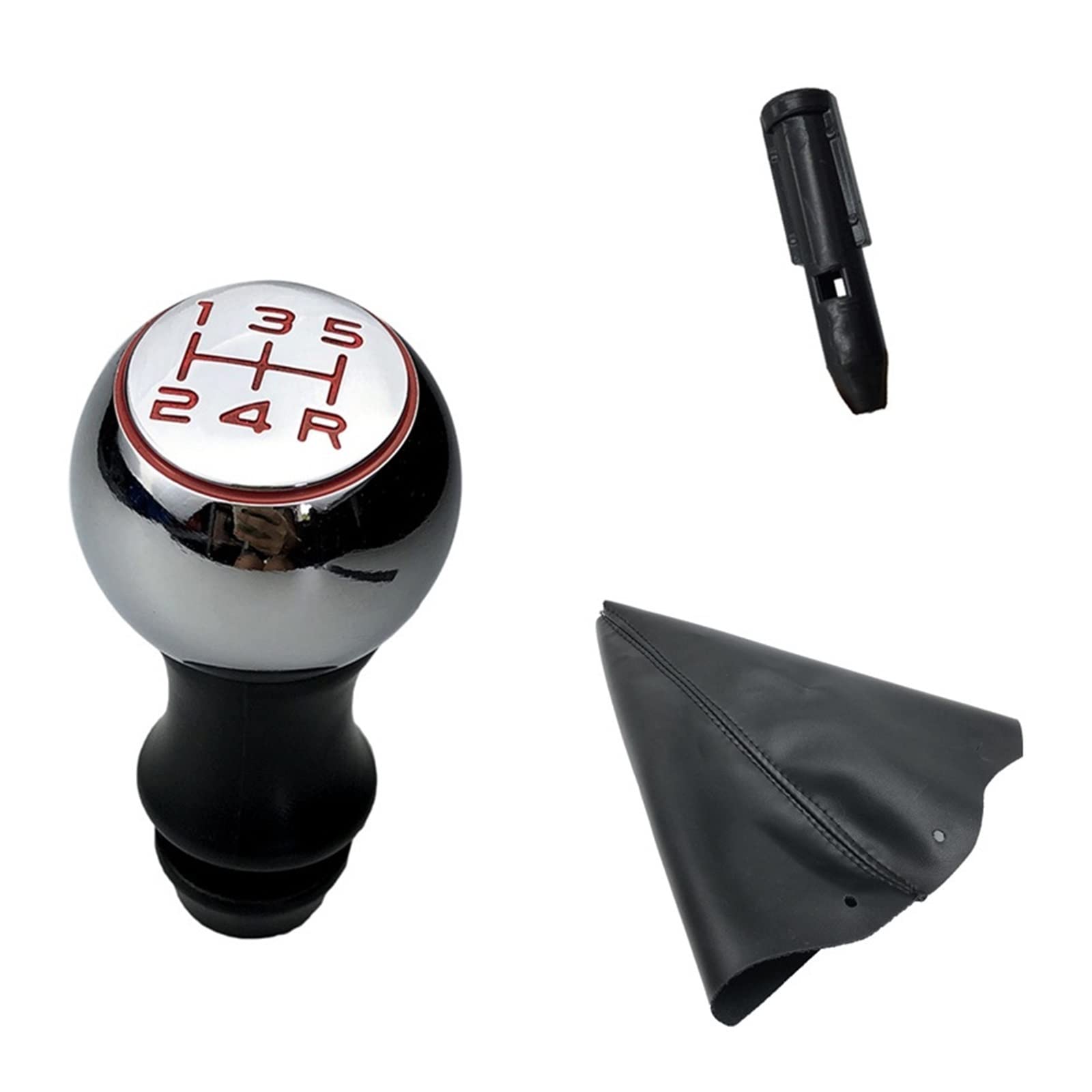 Caidis Style F Car Gear Shift Knob For Peugeot 106 206 206Cc 207 307 308 Car Hand Speed Gear Shift Knob Shifter Pu Leather Gaiter Boot Gear Lever Knob(Style F)