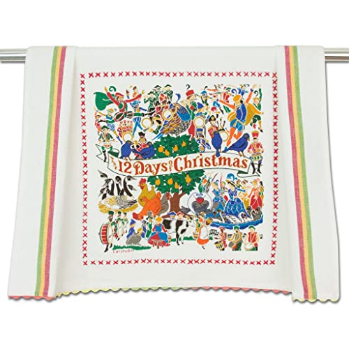 Catstudio 12 Days Of Christmas Dish & Hand Towel | Great For Kitchen, Bar, & Bathroom #TOP18