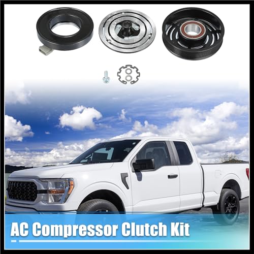 Hihaha AC Compressor Clutch Set Replace for Ford F-150 1997-2006 A/C Clutch Repair Assembly Durable Material by Hihaha - Used condition - Image 2
