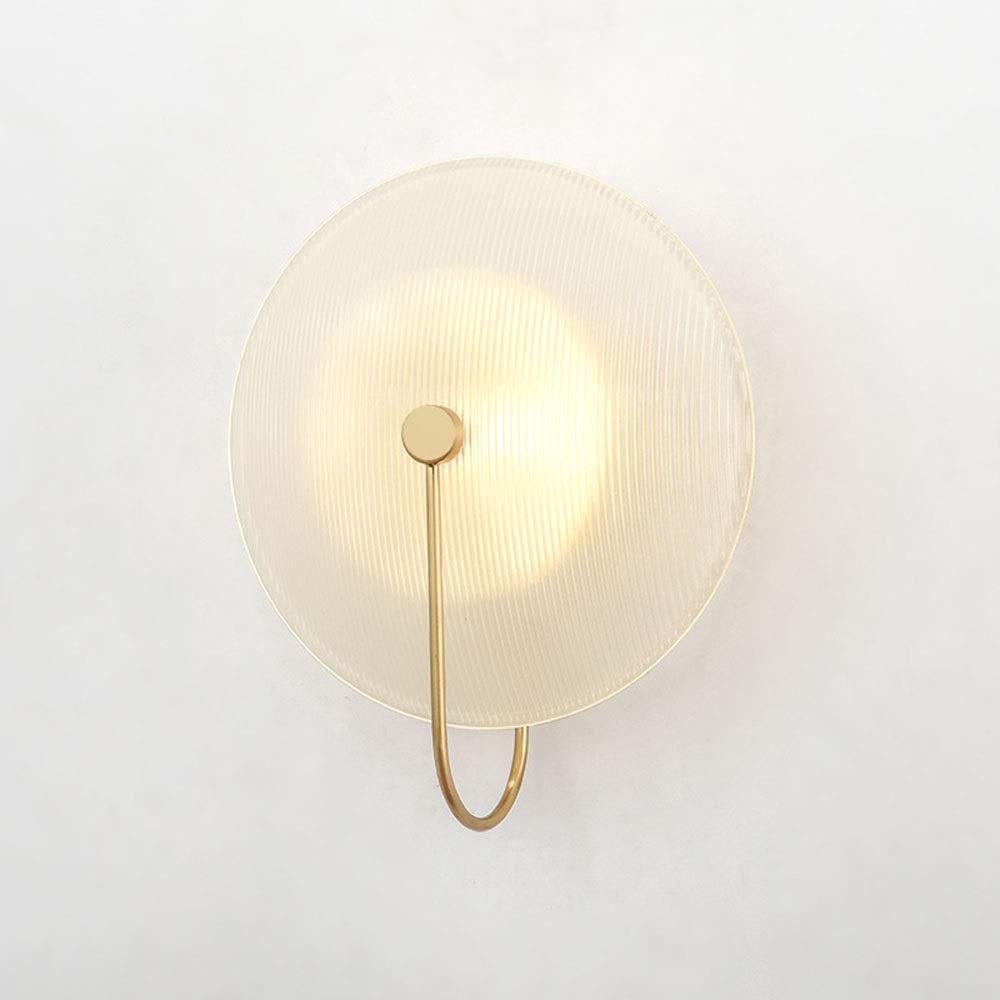 Nordic Lighting Postmodern Creative Glass Bed Bedroom Model Room Showroom Lampada da parete per hotel High Taste
