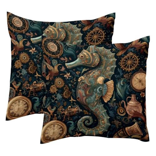 Housse de coussin velours double face de qualité supérieure 50x50