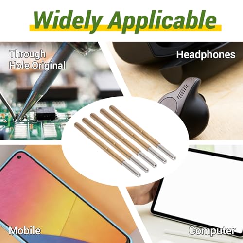 Image of Spring Test Probes, 100Pcs P125-J High Accuracy Round Pogo Pins for PCB Board Testing Contact