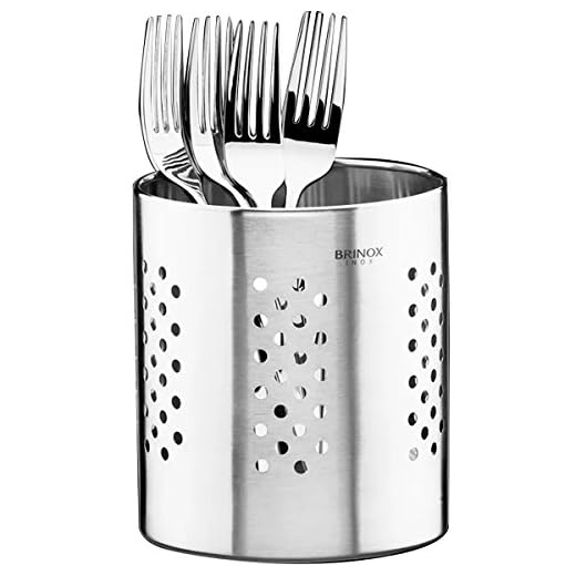 Suporte P/talheres Jornata 12x14 Cm Brinox Aço Inox