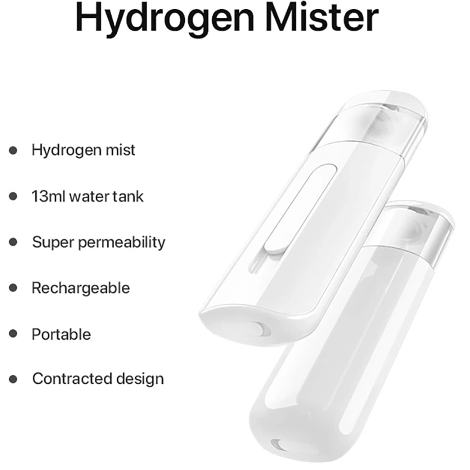 Przenośny Nawilżający Nano Mister Do Twarzy, Toner Do Surowicy Nano Rozpylacz Mgiełki Do Twarzy Urządzenie Mister Do Twarzy Ze Zbiornikiem Na Wodę O Pojemności 13 Ml, Do Głębokiego Nawilżania