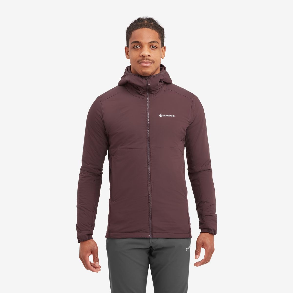 MONTANE Sudadera Marca Modelo Fireball Lite Hoodie Dark Garnet M
