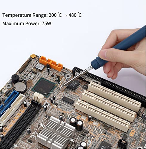 image for Walfront T12 Soldering Iron Tips 10 Types Soldering Station Tool Solde