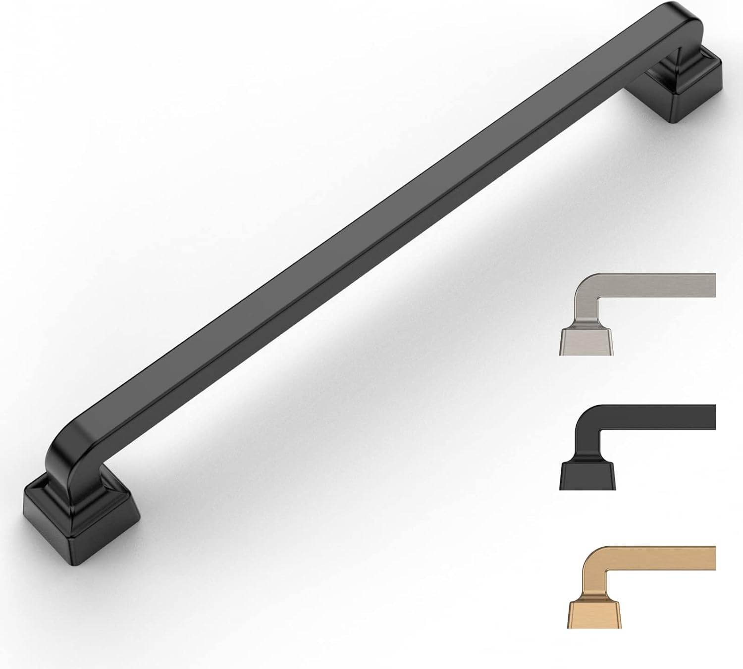 9Build 7.5 Inch 10 Pack Kitchen Handles Matte Black