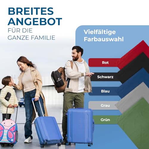 STYNGARD Reisedecke weich - Kuschel Camping Decke warm aus Fleece [450g] - Reisedecke Flugzeug [150 x 200cm] kompaktes Packmaß Modell Copenhagen (Graphitschwarz)