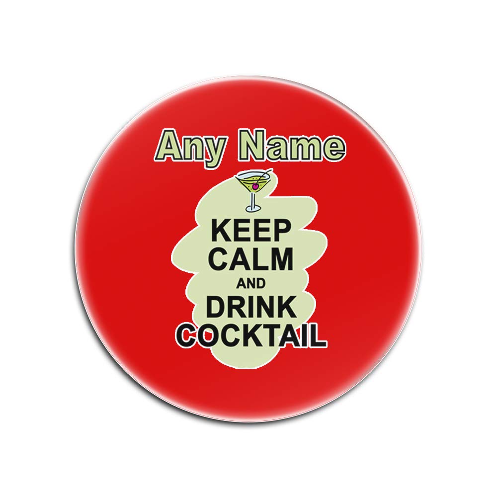 Dessous de verre à cocktail Keep Calm tapis de table pour fête vin café et jus de fruits