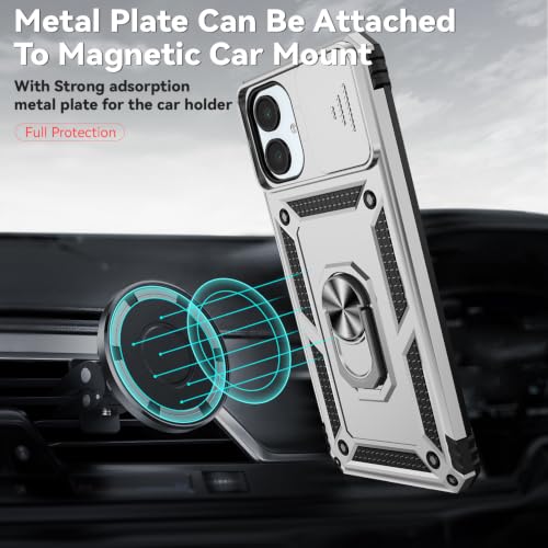 Coque Samsung A06 aimantée rigide avec protège objectif et vitre écran HD - 6