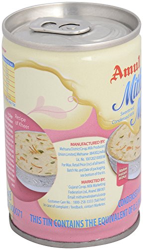 Image of Amul Mithai Mate - Sweetened Condensed Milk, 200G Tin, Powder
