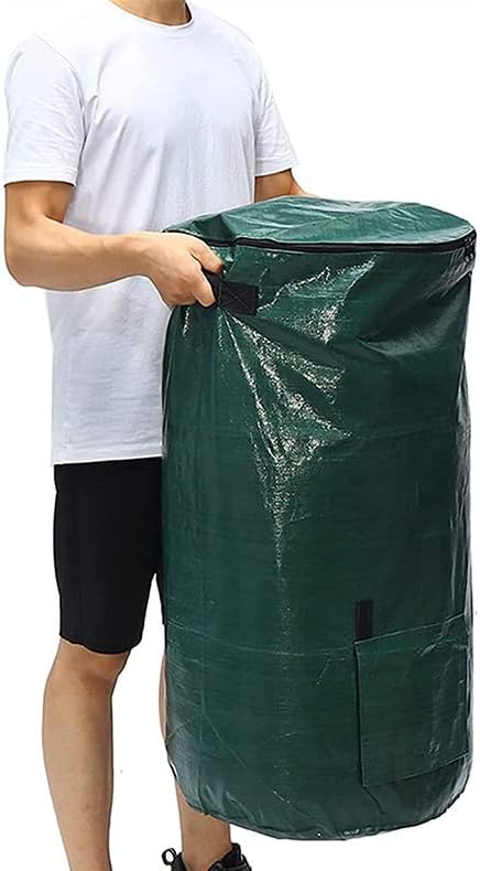 Miniatura 5 de Bolsas de compost de 34 galones, bolsas de compost para jardín, exteriores, reutilizables, para desechos orgánicos, cocina, jardín, patio, bolsa de