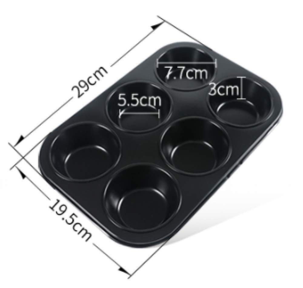 Molde Para Muffins, Bandeja Para Hornear De Metal Para Muffins, Revestimiento Antiadherente 100% Sin BPA Para Muffins, Cupcakes, Pudines, Pasteles De Brownies-S