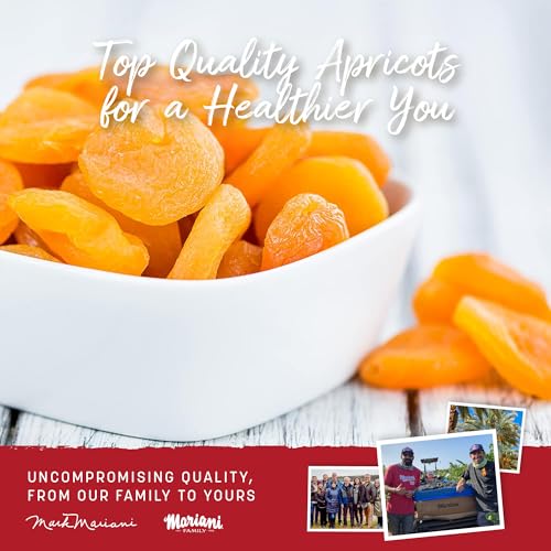 Mariani Probiotic Dried Apricots, 6oz Resealable Bag, Dried Fruit No Sugar Added, Natural Mediterranean Apricots with BC30 Probiotics, Supports Digestive Health, High in Fiber, Vitamin E & Potassium