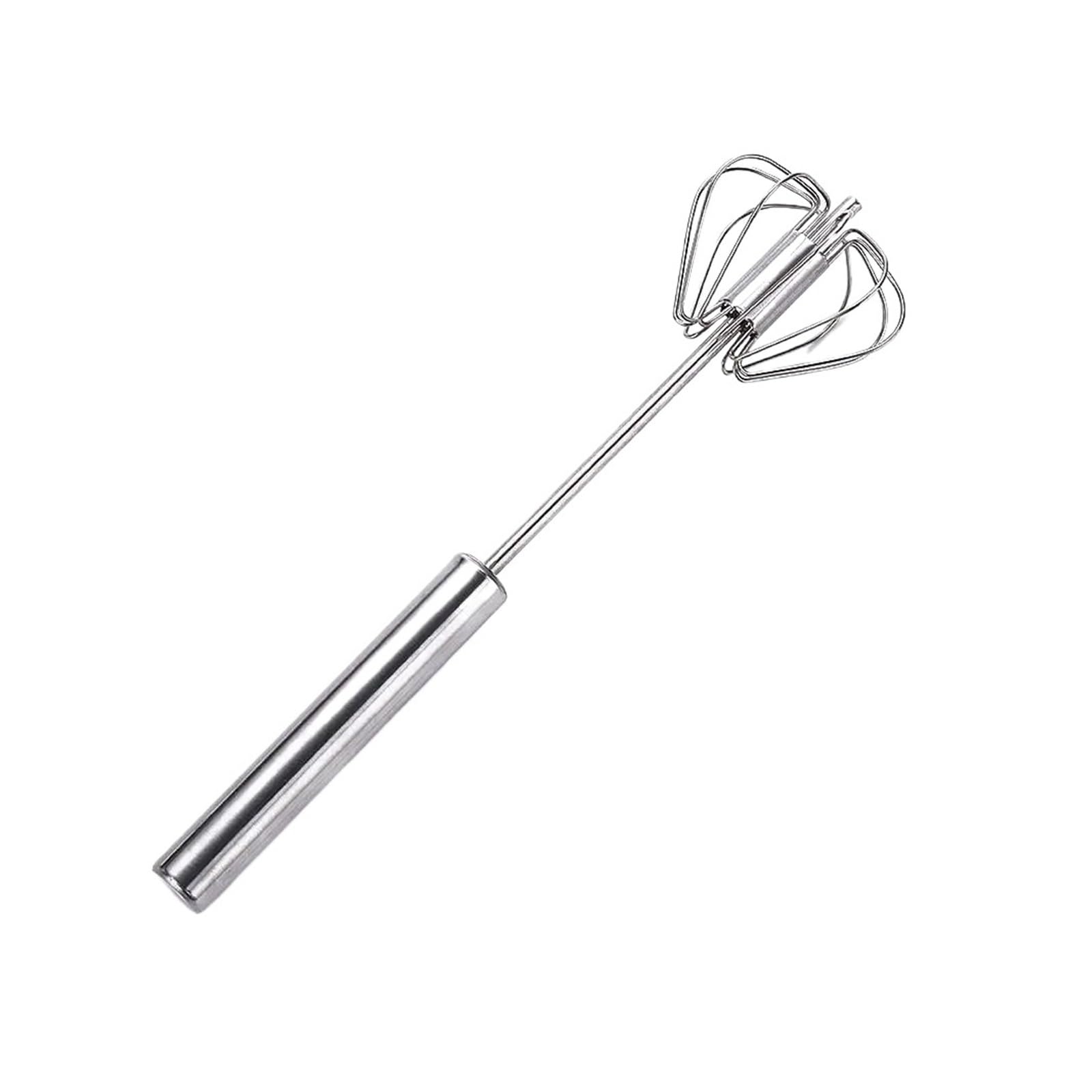Batidora manual de huevos acero inoxidable for batir y mezclar crema sin esfuerzo(10inch)