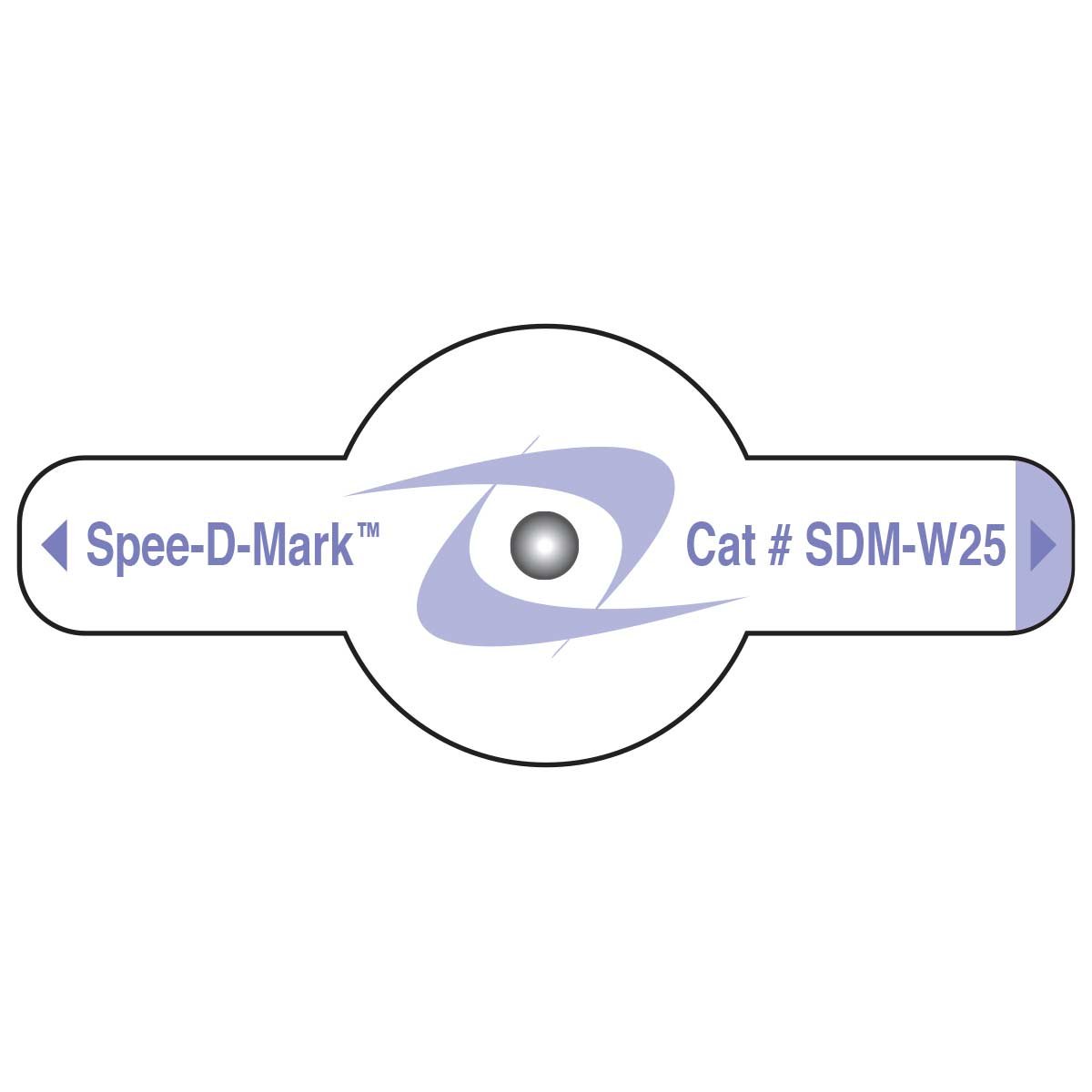 Spee-D-Wing SDM-W25 Mammography Skin Marker Nipple Radiopaque, 2.5 mm Size (Box of 100)