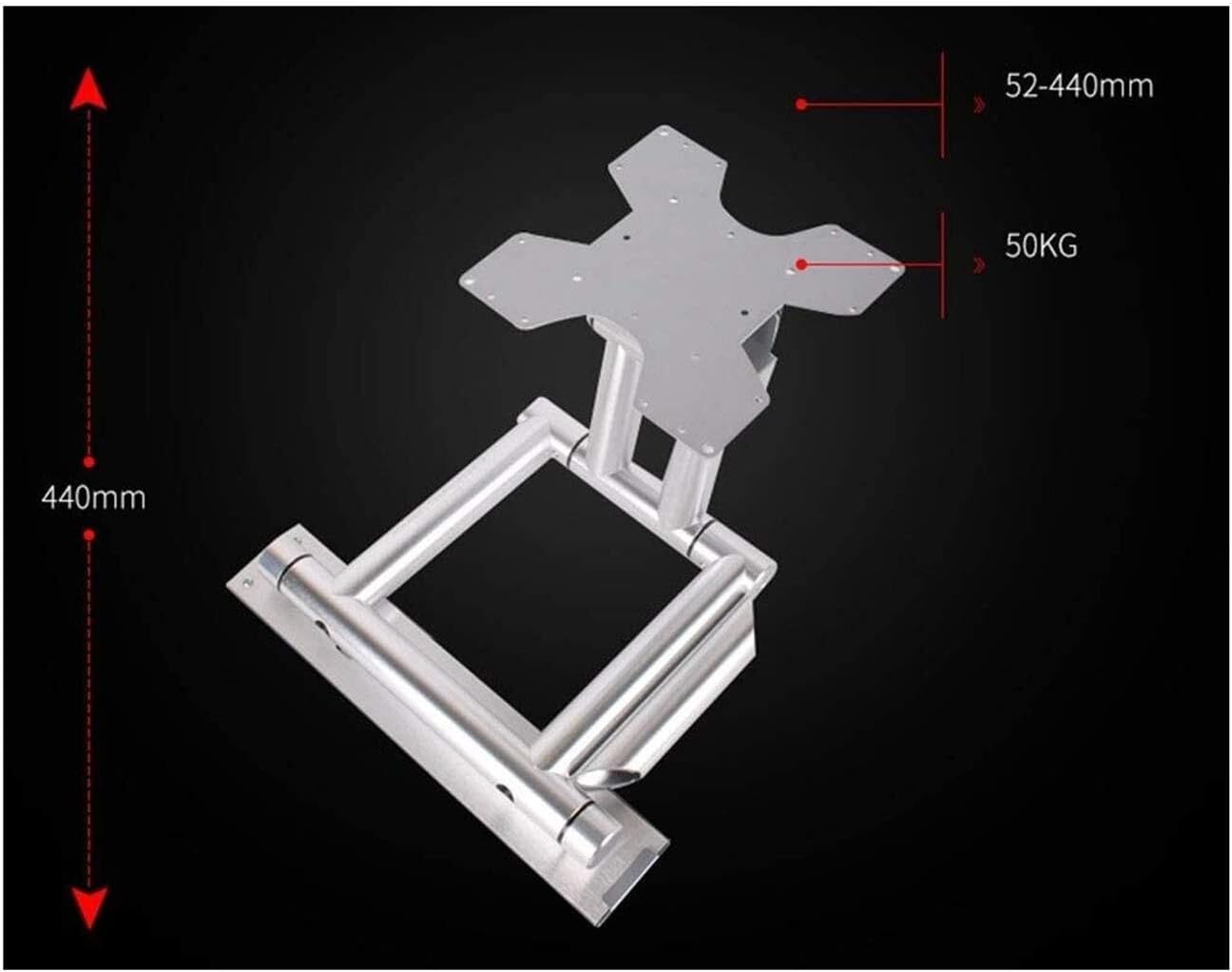 Universal LCD TV Wall Mount Bracket with Rotation Feature Adjustable Monitor Stand