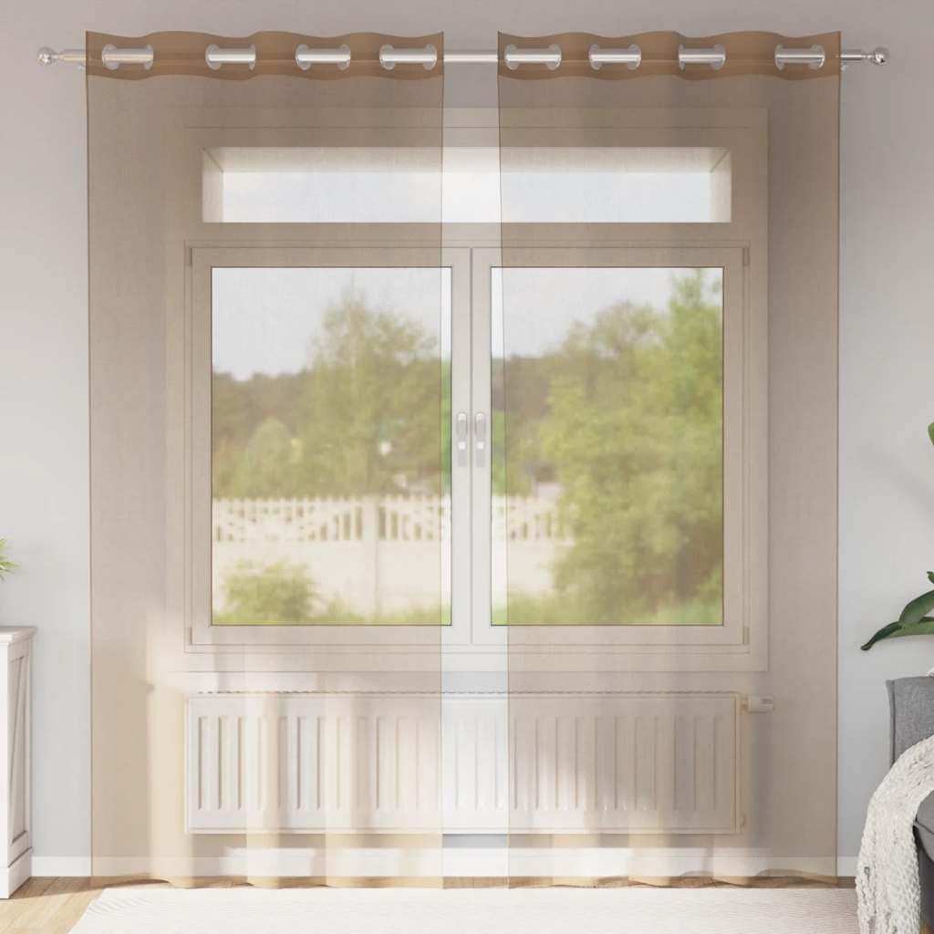 Rideaux en voile de qualité supérieure 140x245 cm décor intérieur chic et épuré