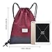 QueenNa Mochilas de Cuerdas Bolsa de Deporte Impermeable para Hombre con Cremallera...