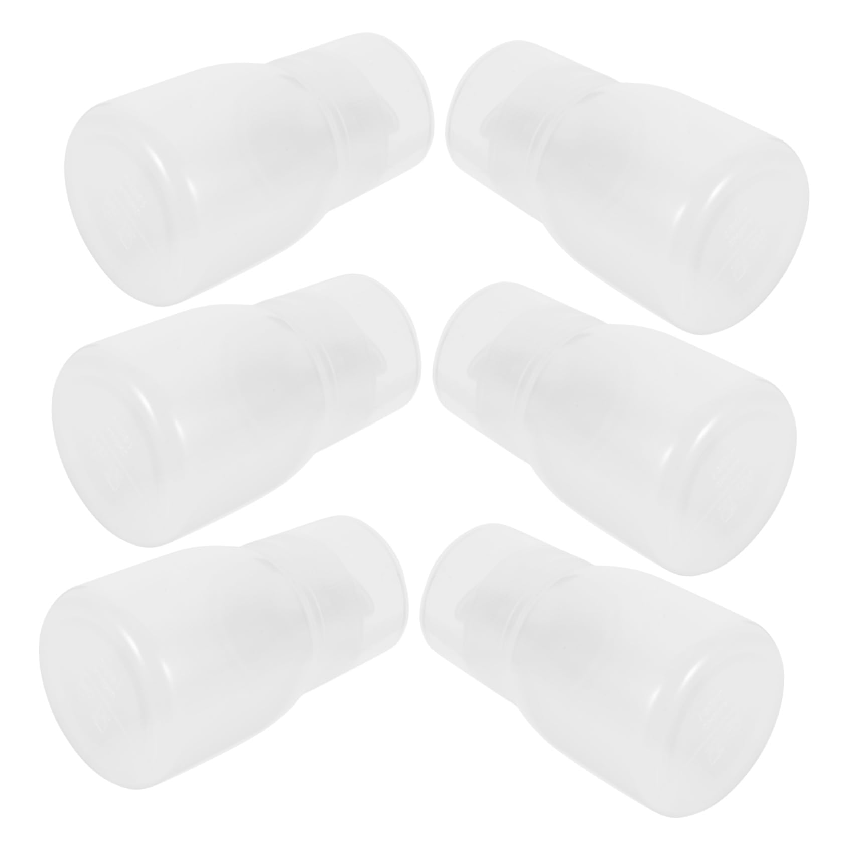 HOLIDYOYO 6pcs Camping Condiment Containers Condiment Bottle Bbq Sauce Squeeze Bottles Small Squeeze Bottles Salad Dressing Squeeze Bottle Mustard Bottles Sauce Containers Transparent Ldpe