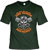 Material: 100 % Baumwolle Lebe locker und genieße die Freiheit T-Shirt - DU Bist Nie zu Alt zum Fahren - mit Mini-Shirt als Geschenk