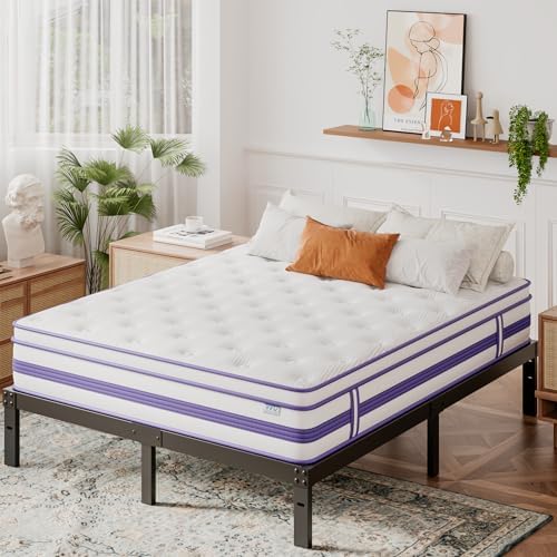 Moziel 90x200 cm Matratze, 26 cm Höhe, H3, Oeko-TEX Zertifiziert, Gel Memory Foam Hybrid, Taschenfederkern, Atmungsaktiv, Mittelfest, Druckentlastung, Tonnentaschenfederkernmatratz