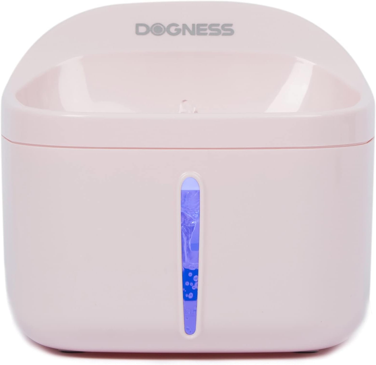 DOGNESS Pet Fountain Cat Water Dispenser Healthy and Hygienic Drinking Fountain 2L Automatic Electric Water Bowl for Dogs, Cats, Birds and Small Animals (Pink)