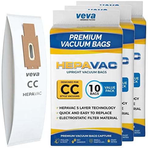 VEVA 30 Pack HEPA Vacuum Bags for Oreck Cover