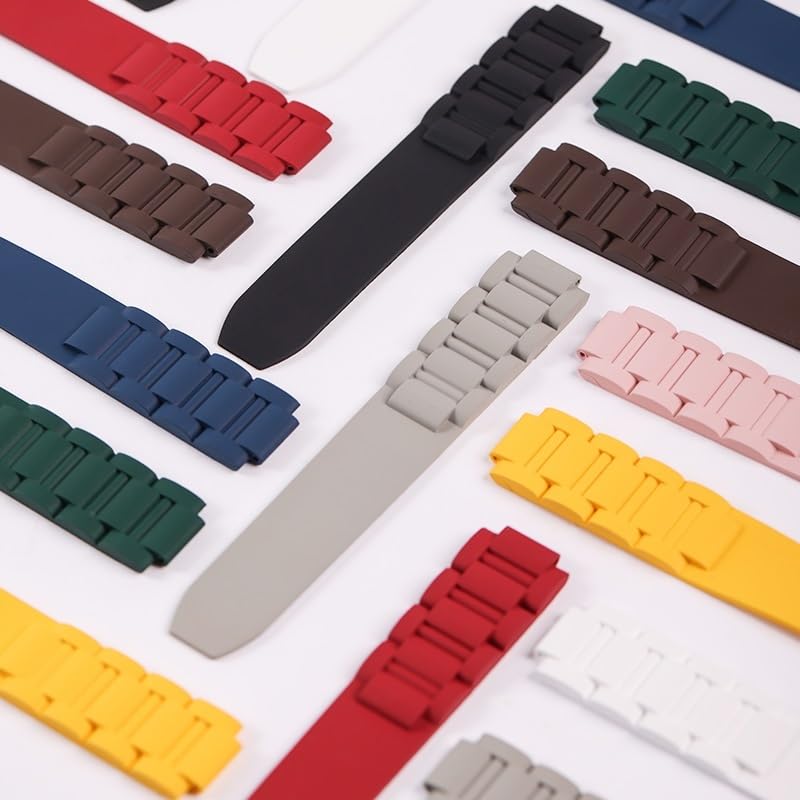 Sangles de montre fluororubber souples et hautement résistantes - 3