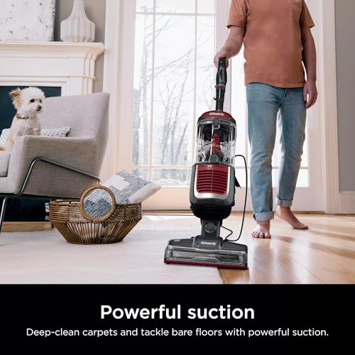 SHARK NV181 Navigator Swivel Pro Upright Vacuum with HEPA Filtration, Bagless, Swivel Steering, Multi-Surface Cleaning, Perfect for Pets (Renewed)