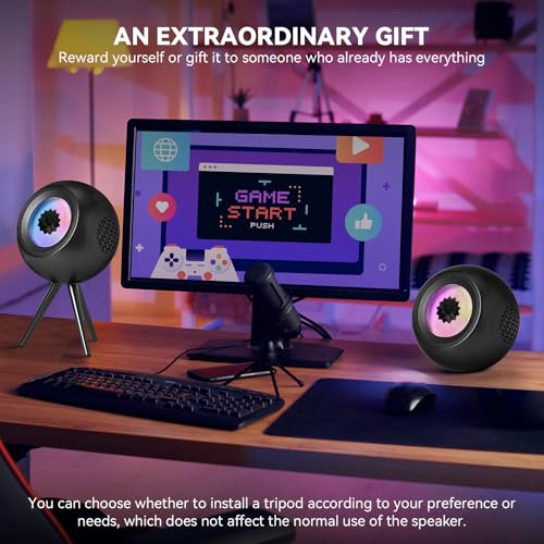 Image of sovenomund Ferrofluid Speaker - Magnetic Fluid Bluetooth Speaker Audio Visualizer with Dynamic Visual Effects and Dreamlike Colorful Lights - Dual TWS Pairing, Unique Desktop Decoration, Black