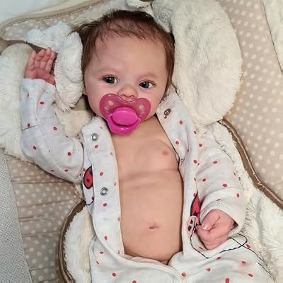 Anano Reborn Baby Dolls Silicone Full Body-18 in Realistic Baby Doll Newborn Boy, Full Silicone Babys Doll Lifelike Babies, Real Life Babys Reborn Dolls New Born with Accessories