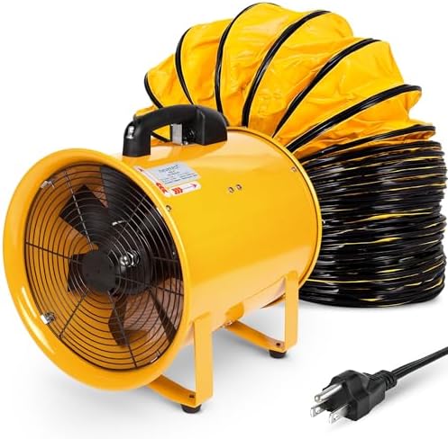 neverest® 12-Inch Industrial Blower Fan, High-Powered 4100 CFM Po...